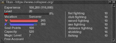 Signature for player Titan